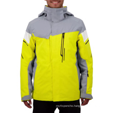 light color custom logo ski jacket for men